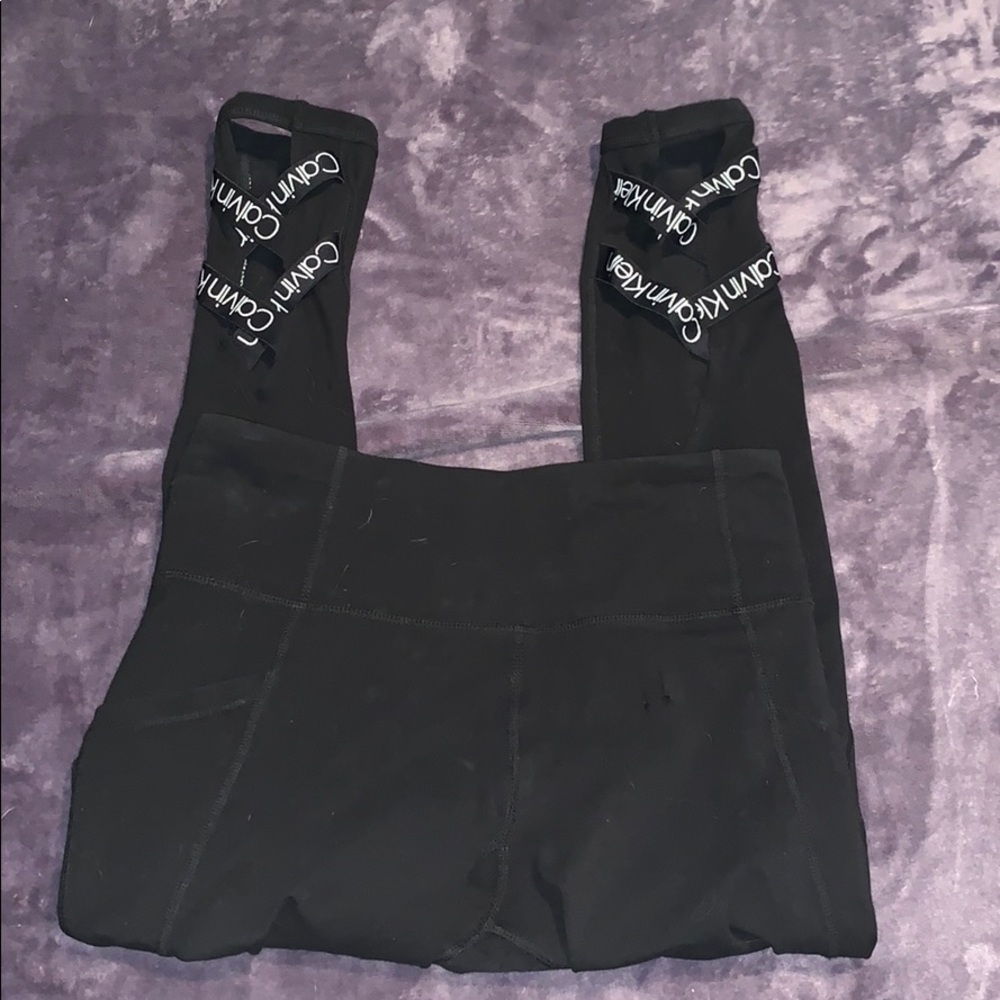 Black Calvin Klein Leggings with Pockets